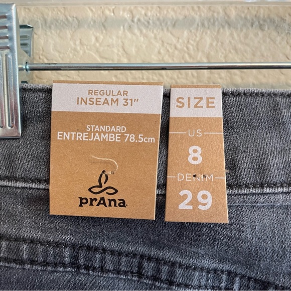 NWT Prana London Jeans - Gray, Size 8 x 29 - Picture 3 of 8